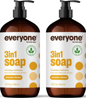 Everyone 3-in-1 Soap Coconut Lemon 32oz front view