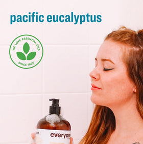everyone 3-in-1 Soap Pacific Eucalyptus 32 oz side view