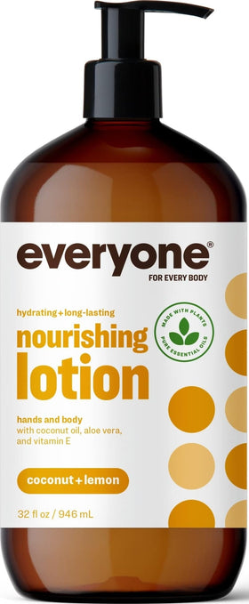 everyone for every body 2-in-1 Lotion Coconut and Lemon 32 oz front view