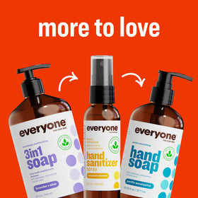 everyone for every body 3-in-1 Kids Soap 32 Ounce Orange Squeeze in a bath setting