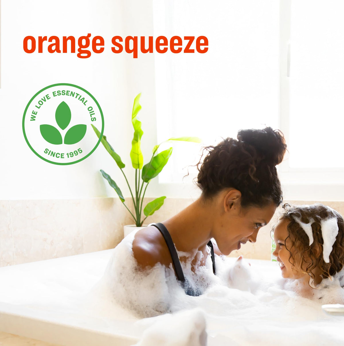 everyone for every body 3-in-1 Kids Soap 32 Ounce Orange Squeeze side view