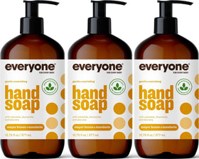 everyone Liquid Hand Soap 3-Pack Meyer Lemon & Mandarin front view