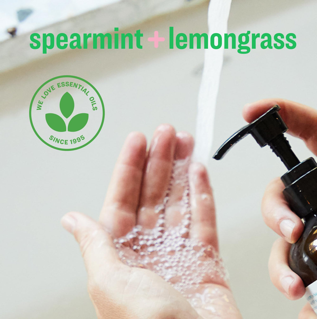Everyone Liquid Hand Soap 3-Pack Spearmint Lemongrass packaging