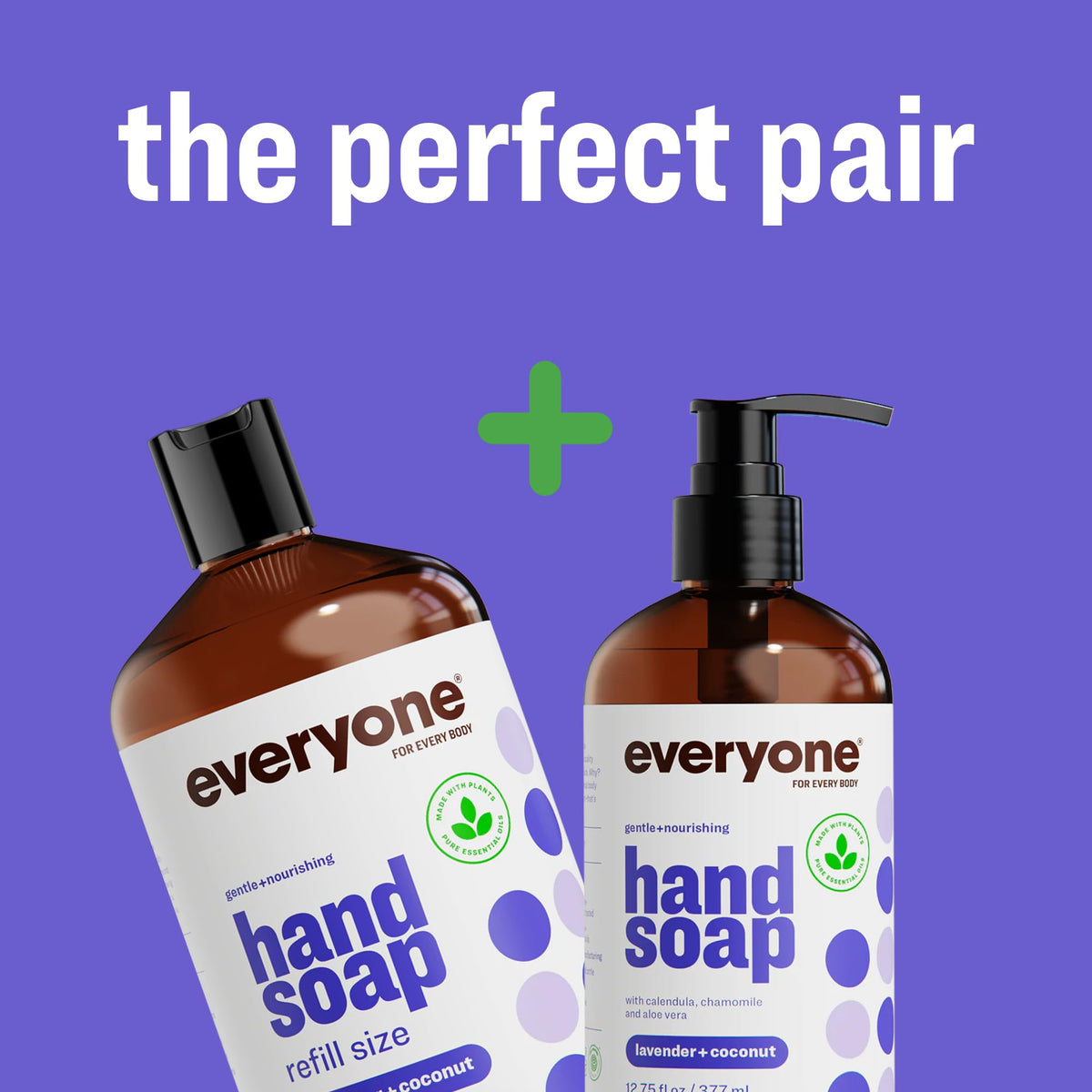 everyone Liquid Hand Soap Refill 1 Gallon Lavender Coconut in kitchen setting