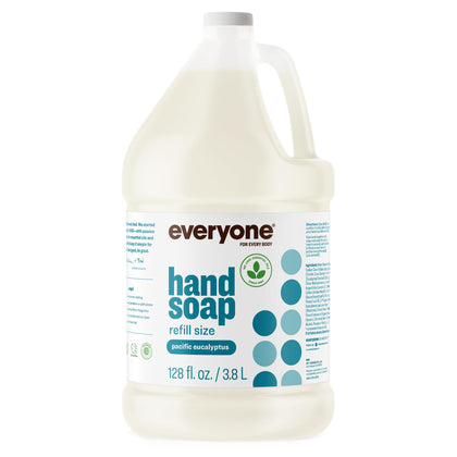 Everyone Liquid Hand Soap Refill 1 Gallon Pacific Eucalyptus front view