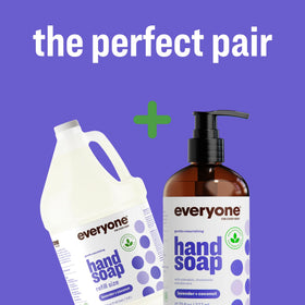 Everyone Natural Liquid Hand Soap Lavender Coconut 12.75 oz bottle