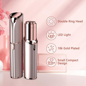 EVIEY facial hair remover showing LED light feature