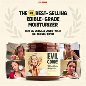 EVIL GOODS Unscented Whipped Tallow Honey Balm ingredients list