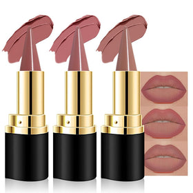 evpct 3Pcs Gradient Matte Lipstick Set front view