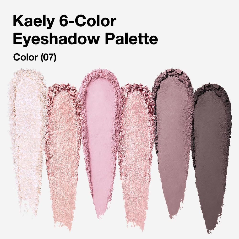 evpct 6-Colour Eyeshadow Palette matte and shimmer finishes