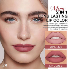 evpct Antique Rose Lip Liner close-up showing dual-ended design