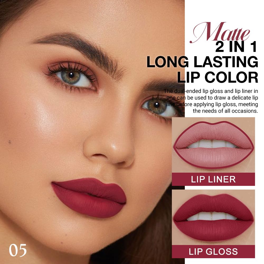 evpct Cherry Frost Red Lip Liner close-up view
