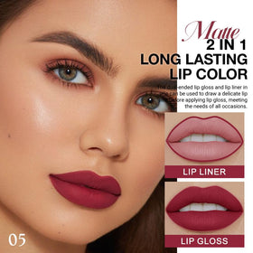 evpct Cherry Frost Red Lip Liner close-up view