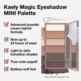 evpct compact eyeshadow palette in a handbag