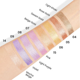 evpct Cream Eye Shadow Sticks set on a vanity table