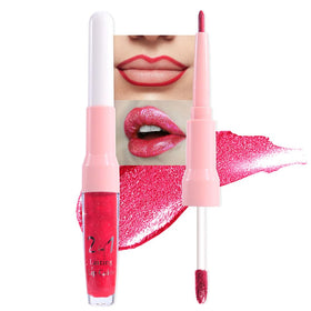 evpct Crushed Ruby Red Lip Liner and Lipstick Combo packaging