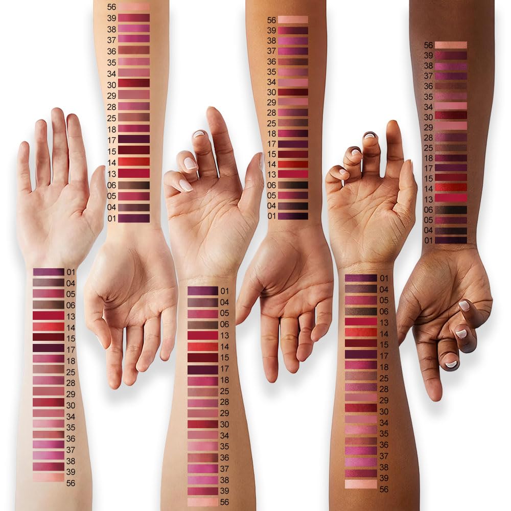 evpct Dark Oxblood Red Lip Liner swatch