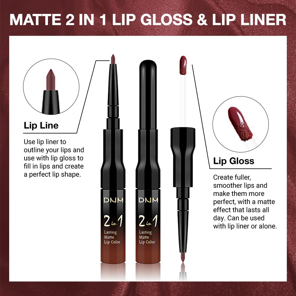 evpct Dark Oxblood Red Liquid Lipstick applicator