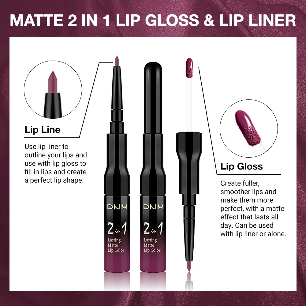 evpct Dark Plum Purple Lip Liner tip close-up