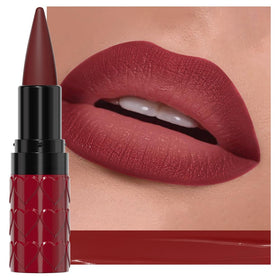 evpct Dark Red Gradient Matte Lipstick front view