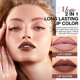 evpct dual-ended lip liner and liquid lipstick close-up