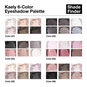 evpct eyeshadow palette showcasing vibrant colour selection