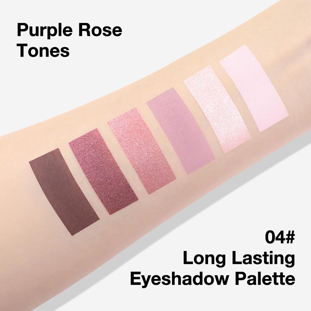 evpct eyeshadow palette with shimmer and matte finishes