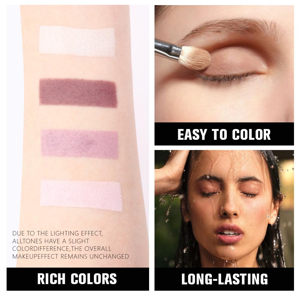 evpct Eyeshadow Quad Palette back view with ingredient list