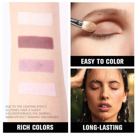 evpct Eyeshadow Quad Palette back view with ingredient list