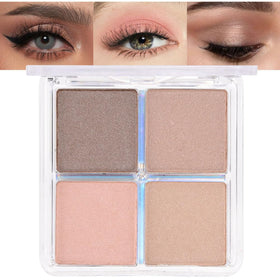 evpct Eyeshadow Quad Palette front view with assorted shades