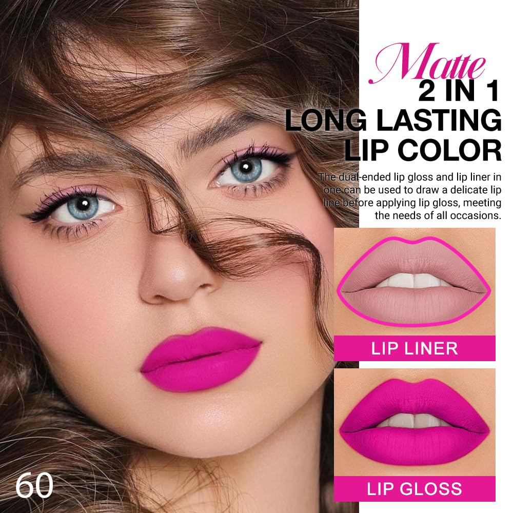 evpct Fuchsia Red Lip Liner close-up with applicator