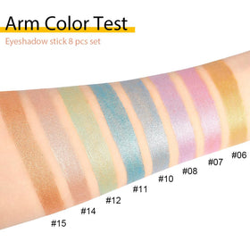 evpct Glitter Eye Shadow Stick in Light Purple colour close-up