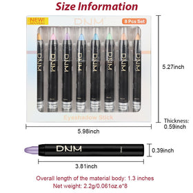 evpct Glitter Eye Shadow Stick set with packaging