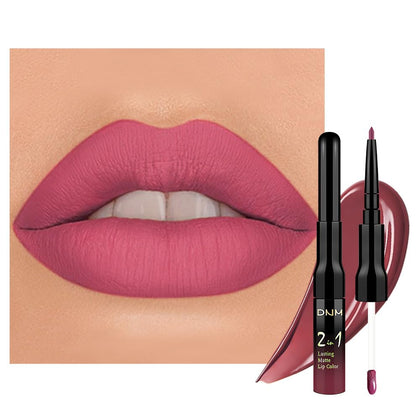 evpct Hot Mauve Lip Liner and Liquid Lipstick Set front view