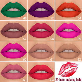 evpct Hot Pink Lip Liner and Liquid Lipstick Set on vanity