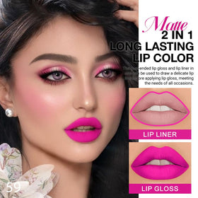 evpct Hot Pink Lip Liner close-up showing precision tip