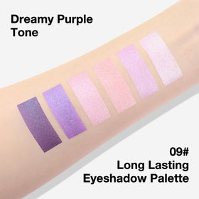 evpct Lavender Purple Pink Eyeshadow Palette with shimmer finish