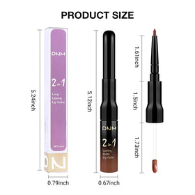 evpct Lip Liner & Liquid Lipstick Set showing both ends