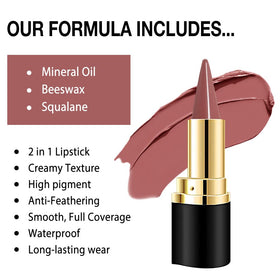 evpct lipstick case ergonomic design for easy use