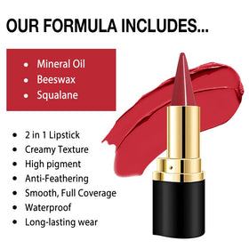 evpct lipstick crayon ergonomic design close-up