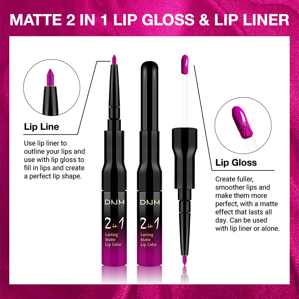 evpct Liquid Lipstick in Hot Pink shade with applicator