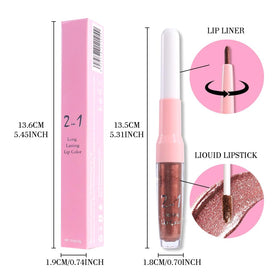 evpct liquid lipstick swatch in Hot Chocolate Metallic shade