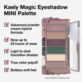 evpct Mauve Eyeshadow Palette in travel setting