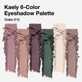 evpct Mauve Eyeshadow Palette swatches on skin
