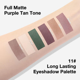 evpct Mauve Eyeshadow Palette with built-in mirror