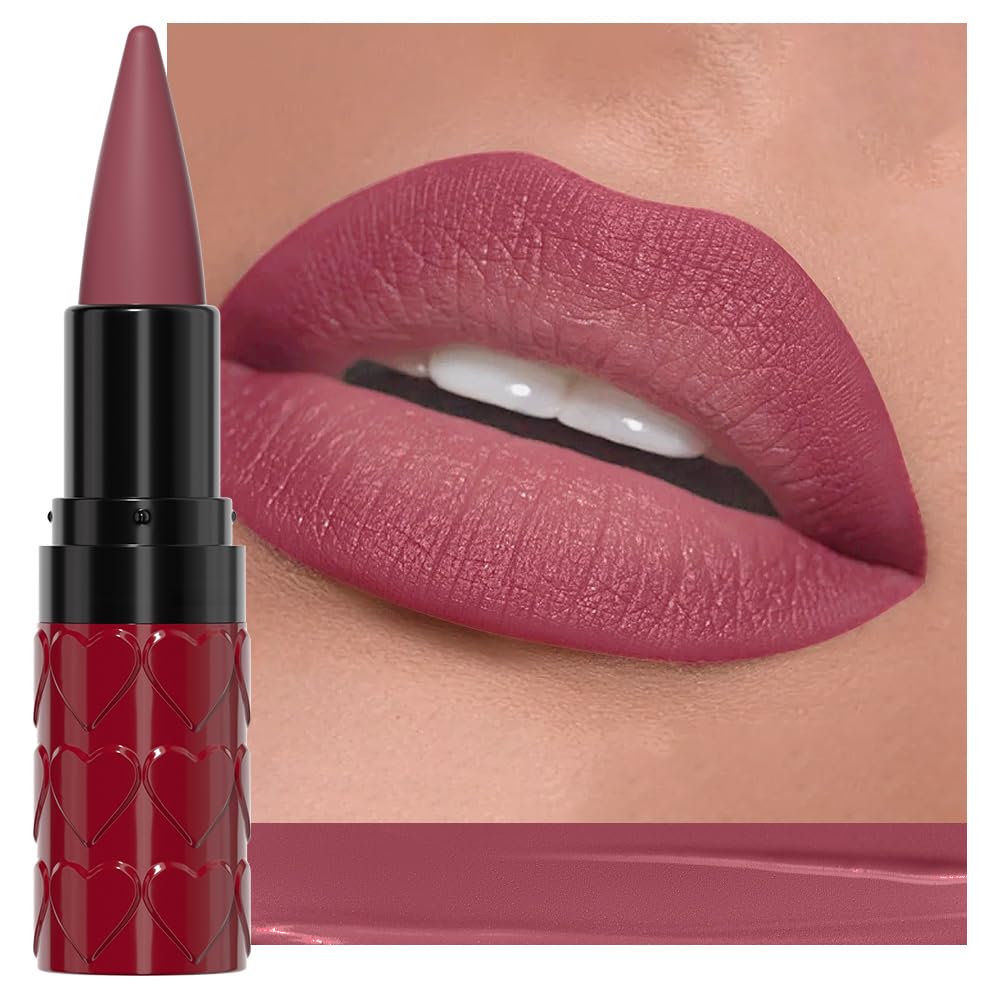 evpct Mauve Gradient Matte Lipstick front view