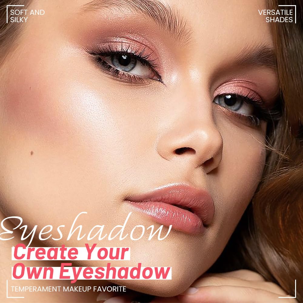 evpct Nude Brown Eyeshadow Quad Palette open showing four shades