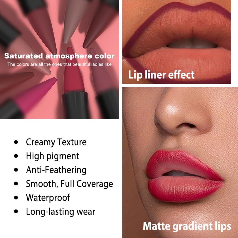 evpct Nude Lip Liner Combo Set packaging display