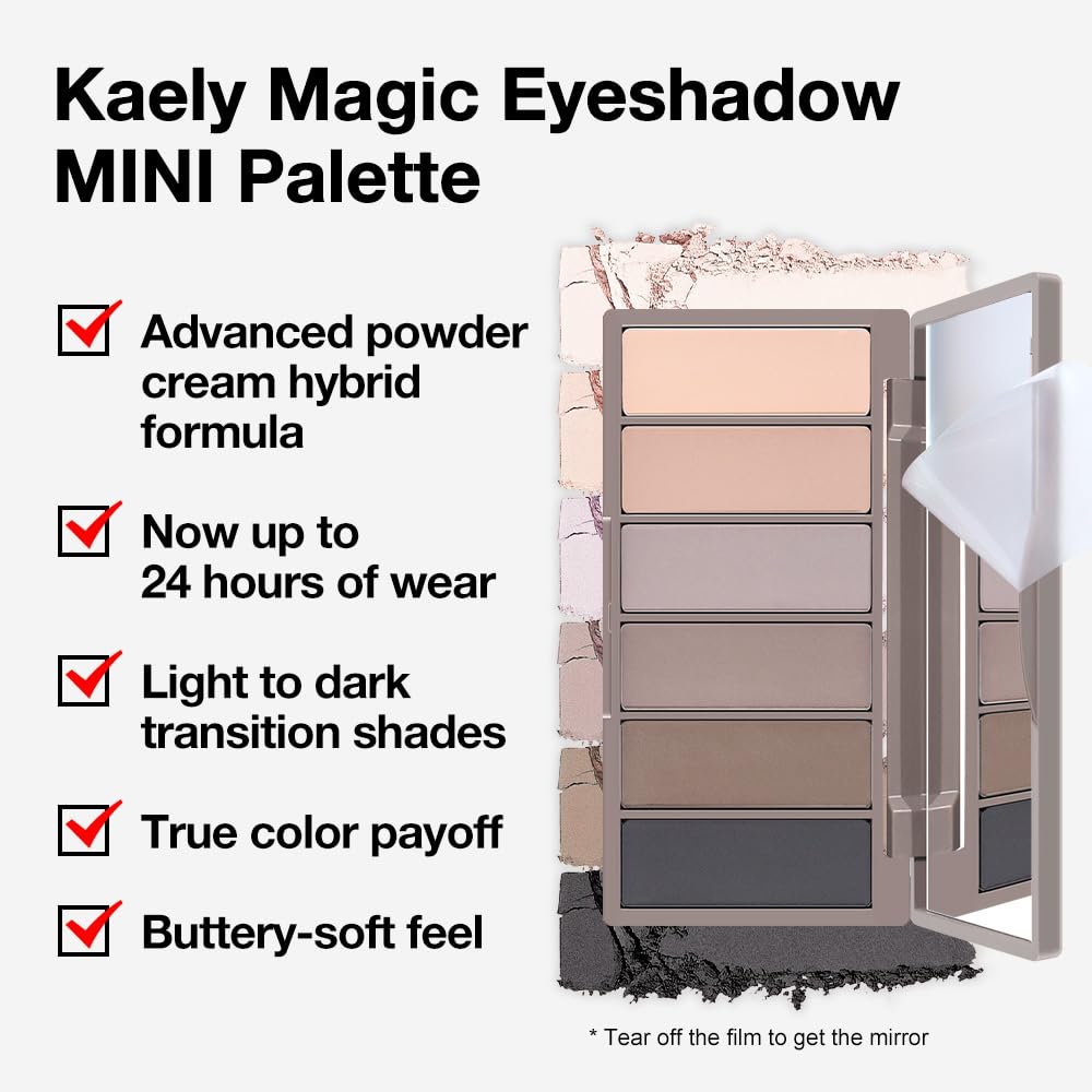 evpct Nude Smokey Eye Shadow Palette in a handbag