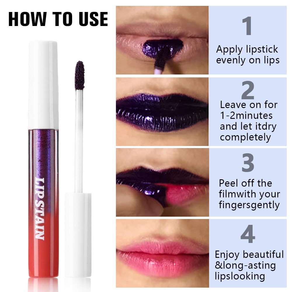 evpct Peel Off Lip Stain applicator close-up